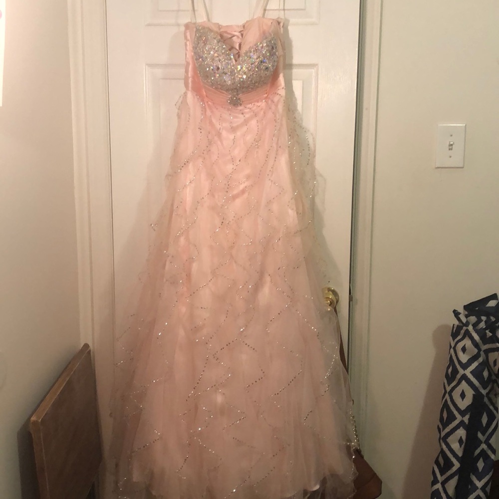 Blush Pink Prom Dress